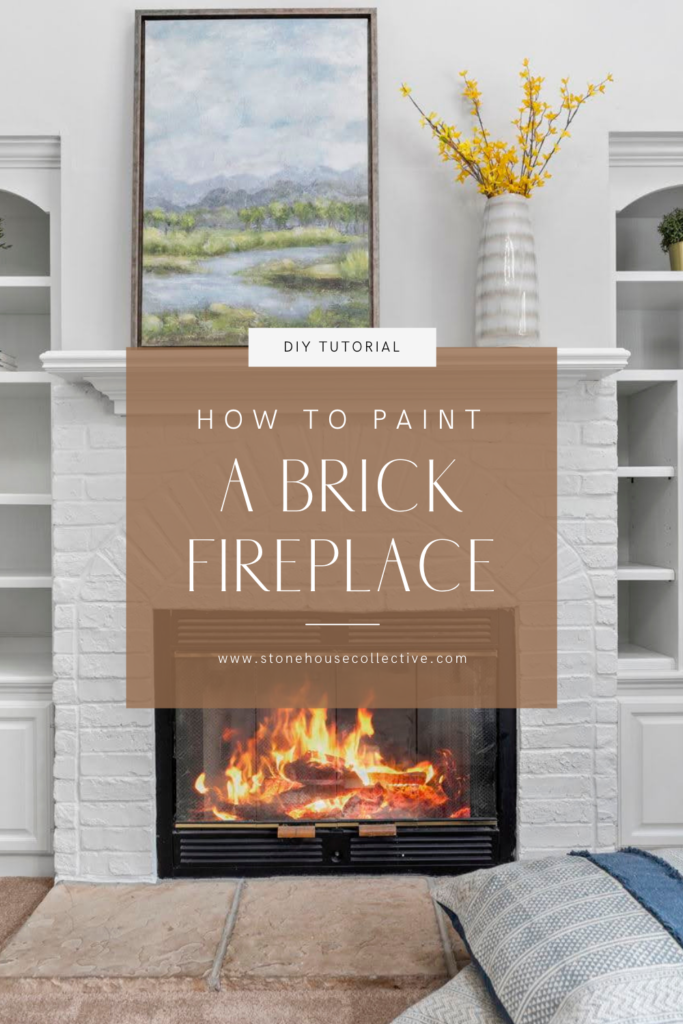 how-to-paint-a-brick-fireplace