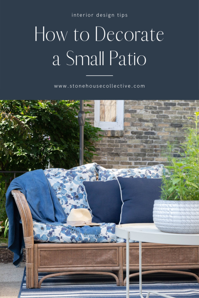 How to Decorate a Small Patio