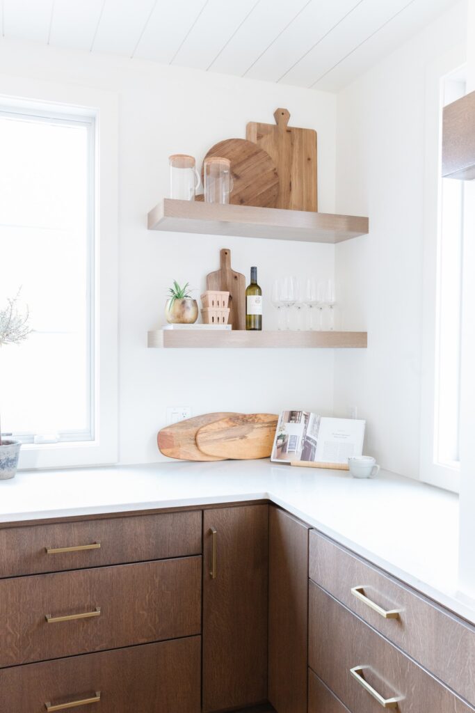 How to Style Kitchen Open Shelves - Stone House Collective
